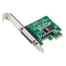 Syba Single Port Parallel DB25 PCIe x1 Card MCS9900 Chipset SY-PEX10008