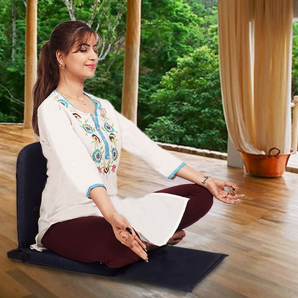 Kawachi Meditation And Yoga Floor Chair With Back Support Buy Kawachi 