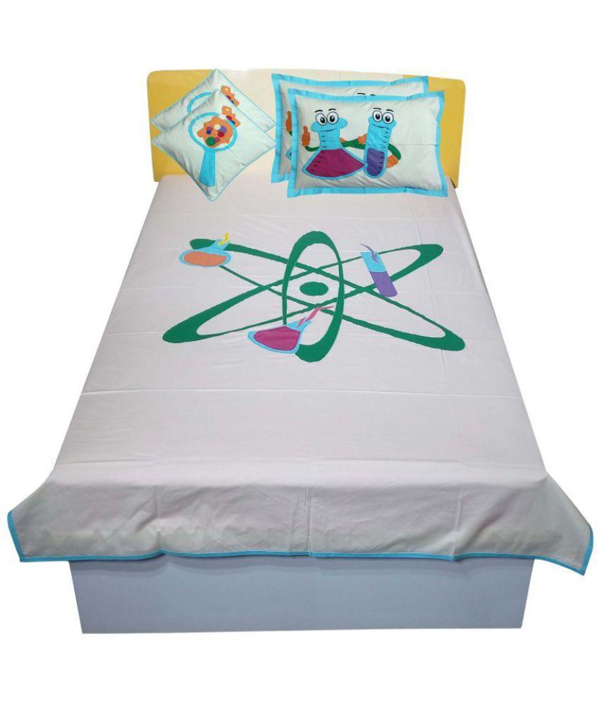     			Hugs'n'Rugs Cotton Single Bedsheet