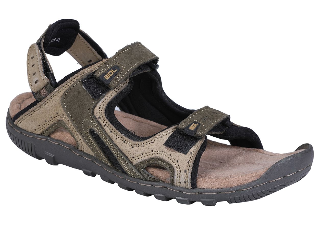 woodland khaki floater sandals