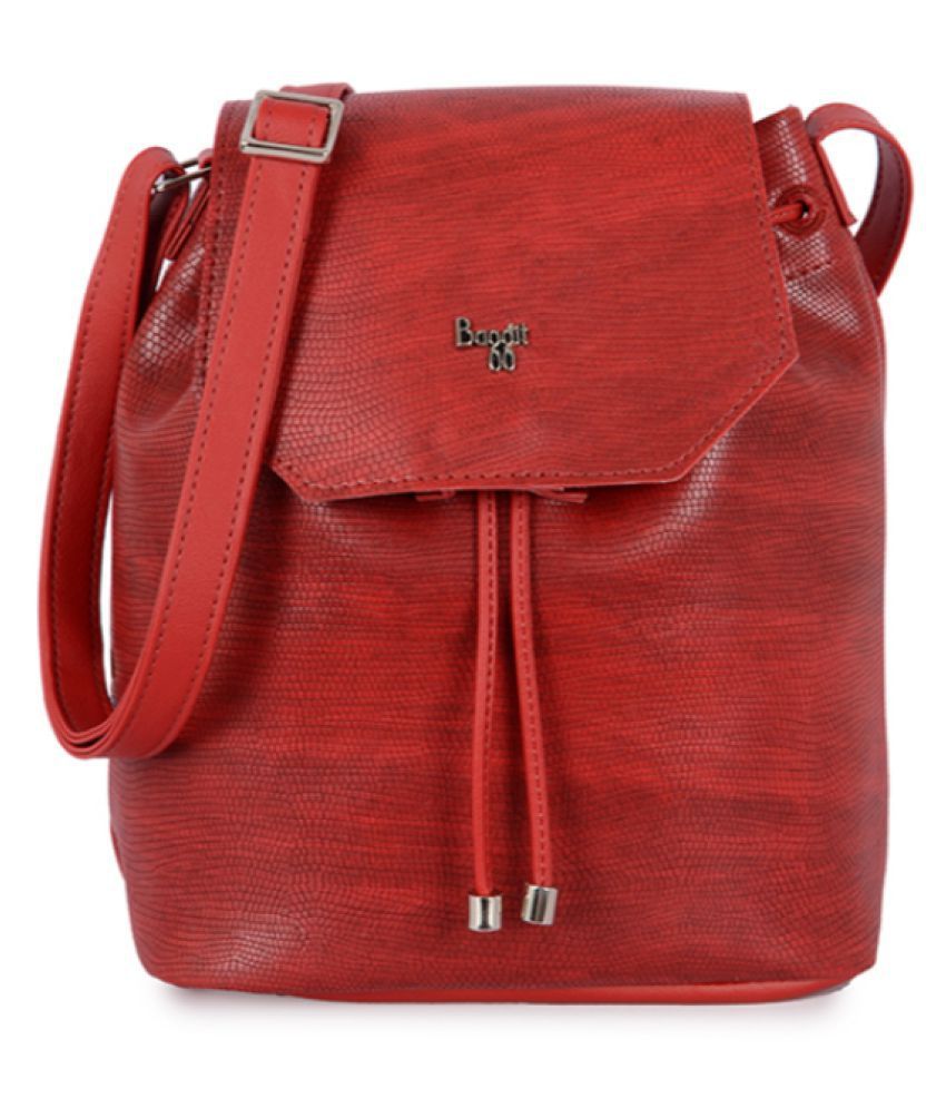 baggit red handbag