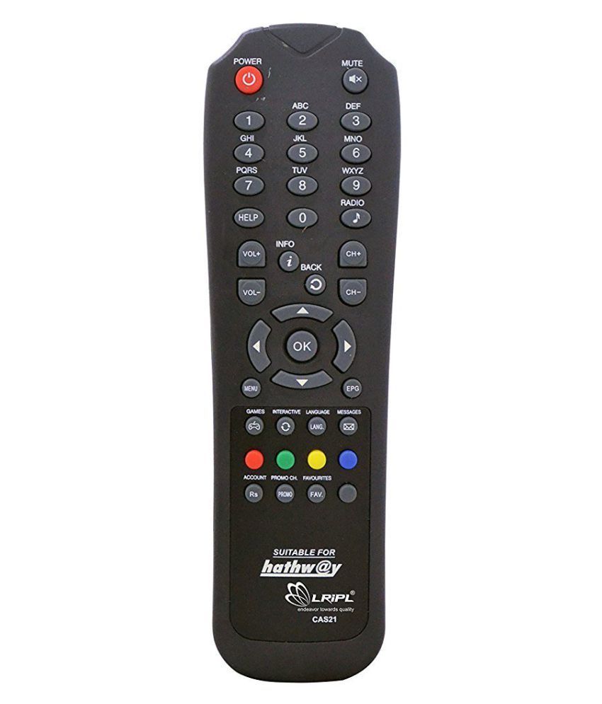     			MILLIMAX 447 TV Remote Compatible with Hathway remote control