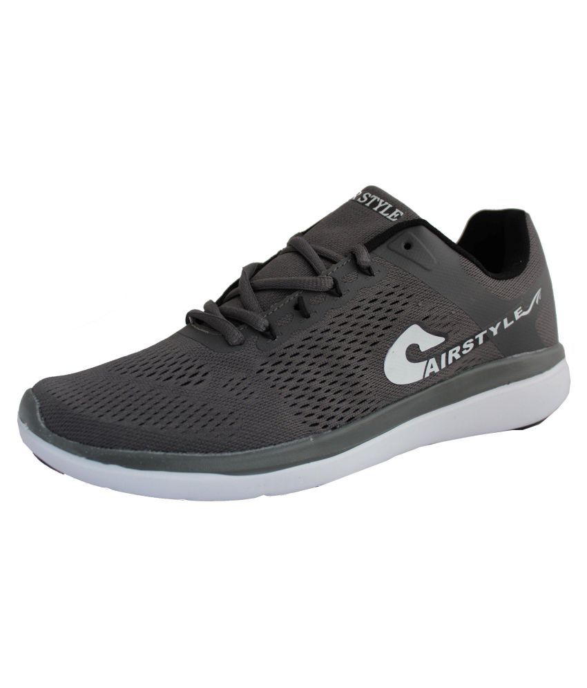 Max Air Style 8876 Gray Running Shoes 