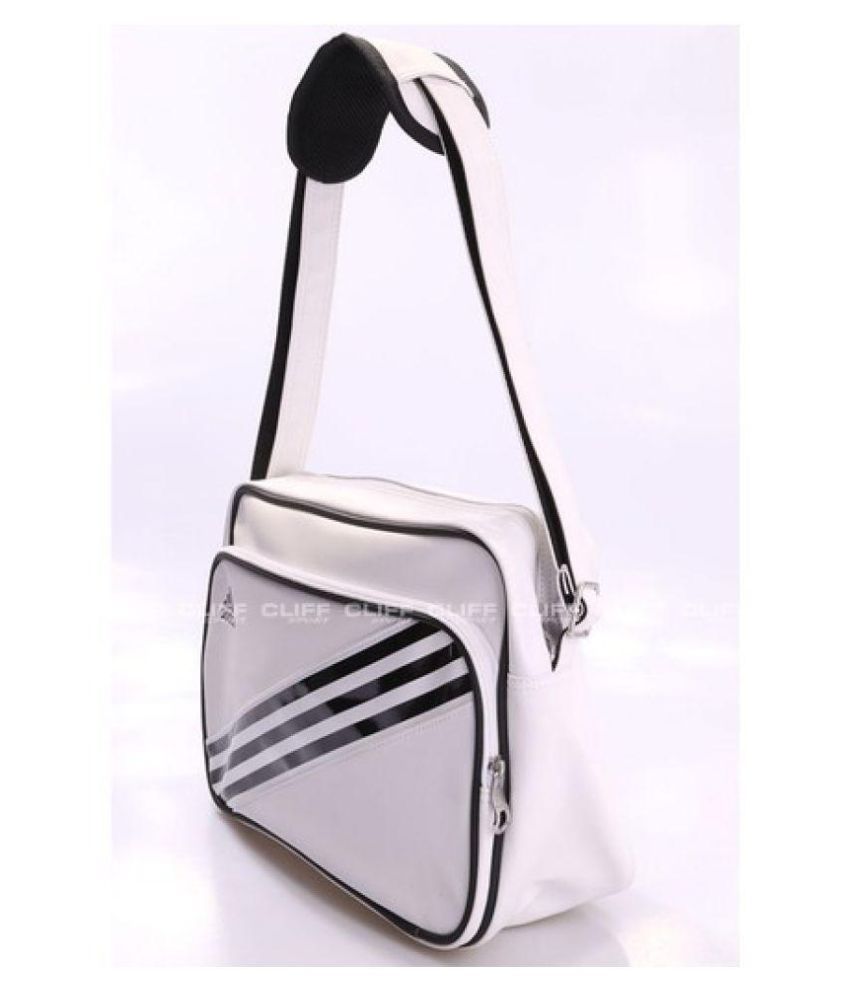 Discreto Bóveda líquido Adidas ENAMEL 3S S G68529 White P.U. Casual Messenger Bag - Buy Adidas  ENAMEL 3S S G68529 White P.U. Casual Messenger Bag Online at Low Price -  Snapdeal