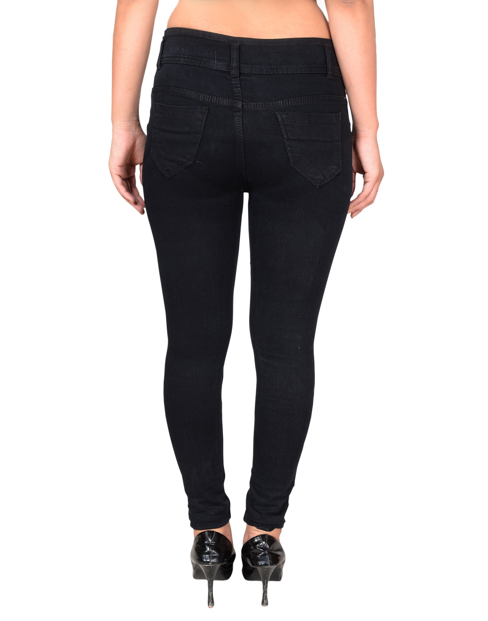 Buy Crazy Girls Denim Jeans - Black Online at Best Prices in India ...