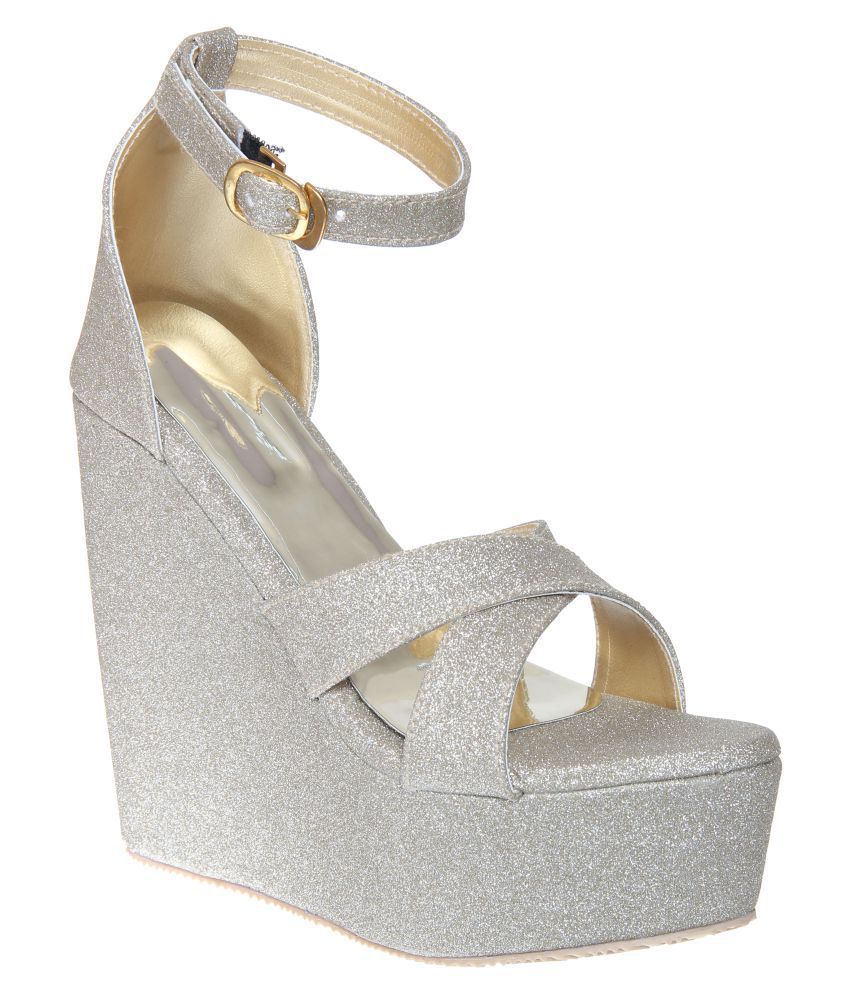 silver wedges online