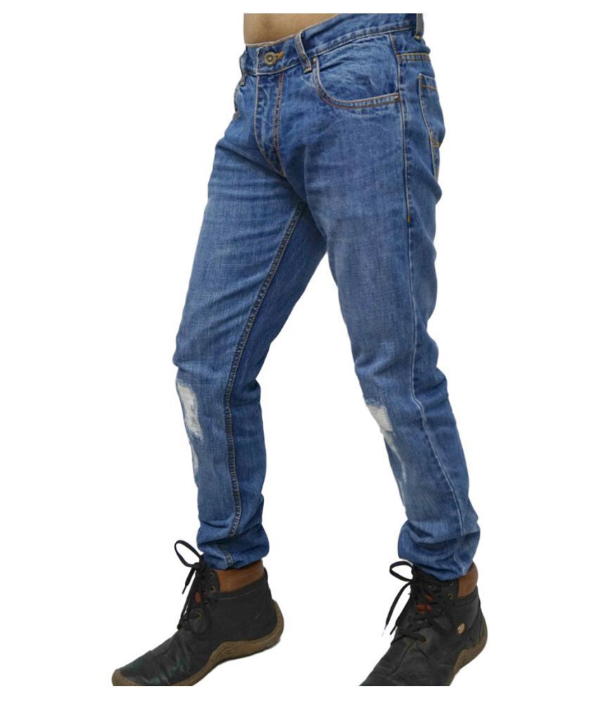 light blue slim jeans