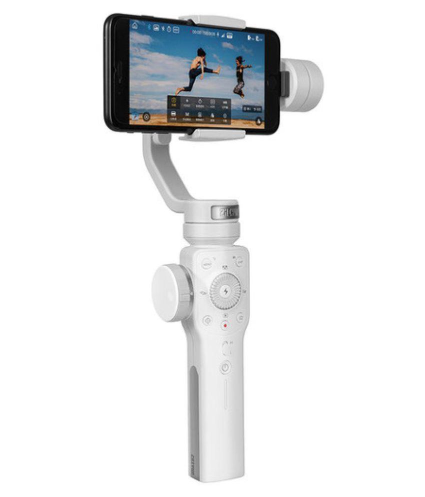 Zhiyun Smooth 4 White 3 Axis Gimbal 1 Monopod Price in India Buy