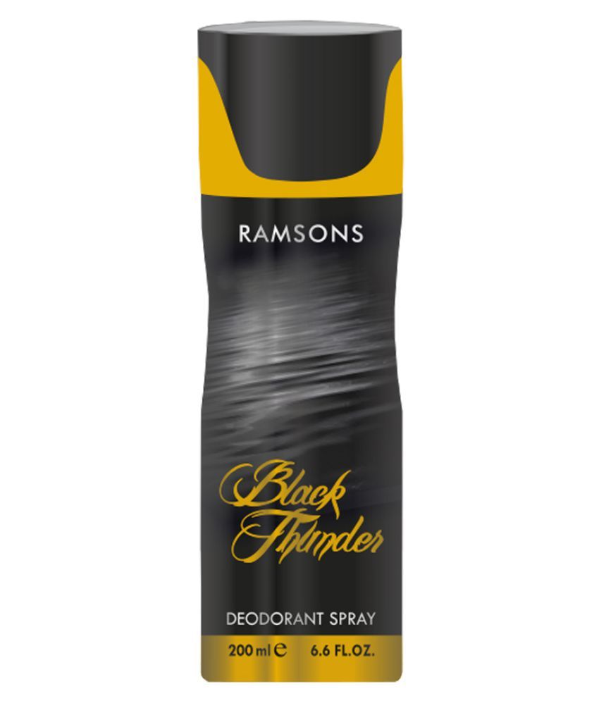 Ramsons Deo Black Thunder Deodorant Spray For Men Women 0 Ml Buy Online At Best Prices In India Snapdeal