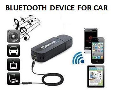 Car Bluetooth Receiver (USB) - Pair with Home Theater System, Computer. Compatible with All Android & IOS Devices Dongle Connector Adapter Audio Receiver Transmitter TV Pen Drive Jack