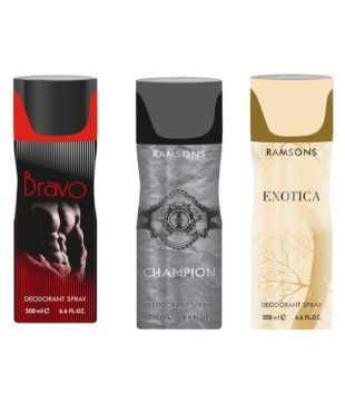 Ramsons Deo Deodorant Spray For Men Women 0 Ml Pack 3 Buy Online At Best Prices In India Snapdeal