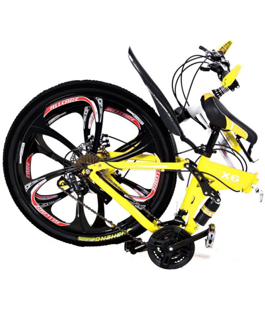 gear cycle yellow colour