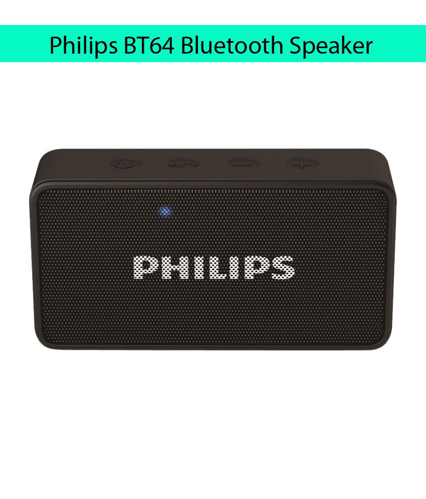     			Philips BT64 Bluetooth Speaker - Black
