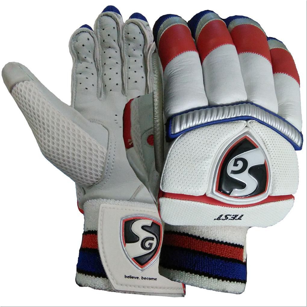 sg test batting gloves left handed