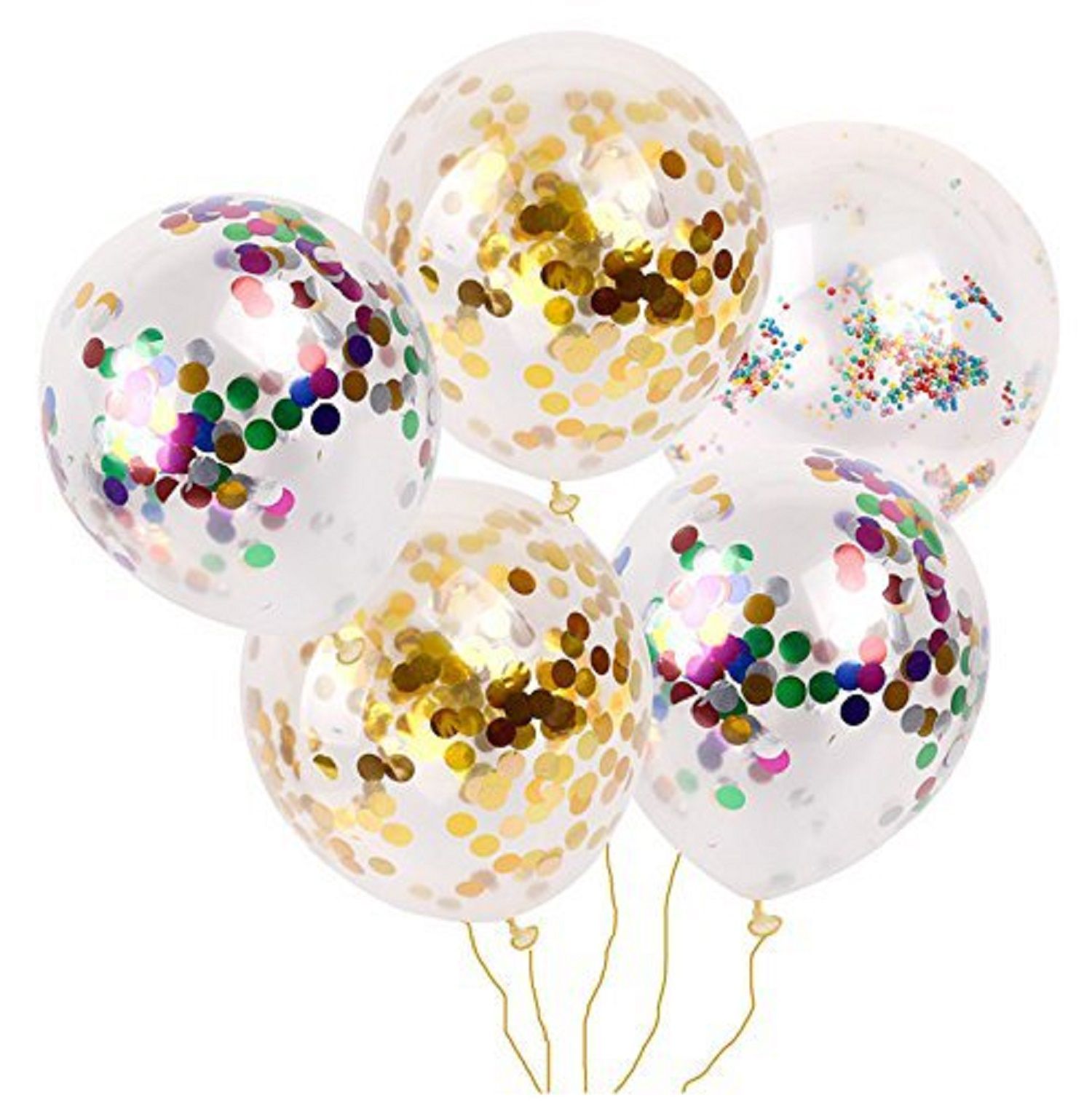     			Party Propz Birthday Confetti Balloons (Set Of 10) For Birthday, Anniversarioes, Wedding, Baby Shower Decoration