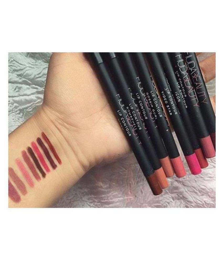 Huda Beauty Lip Liner Pencil Set of 6 pencils 85 gm Buy Huda