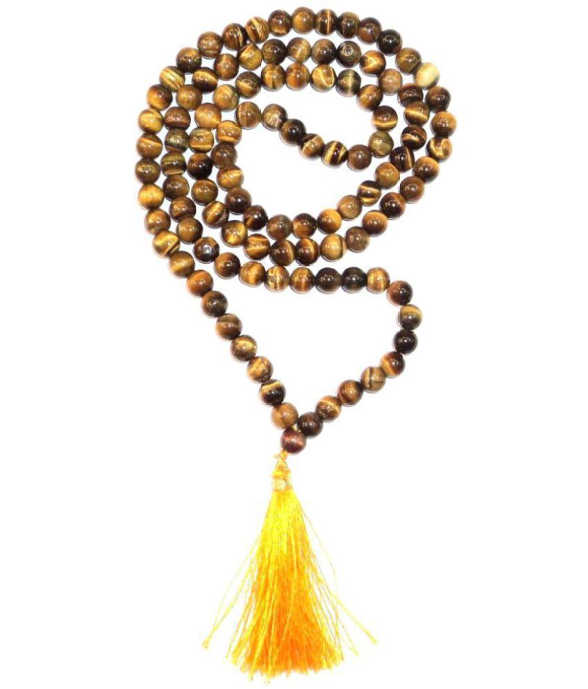     			Hridwar Astro  Tiger Eye 108+1 Beads Pooja Mala