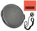 37mm Universal Snap-On Lens Cap For Panasonic Lumix G X Vario PZ 14-42mm f/3.5-5.6 Power O.I.S. Lens, LUMIX G 42.5mm f/1.7 ASPH Le