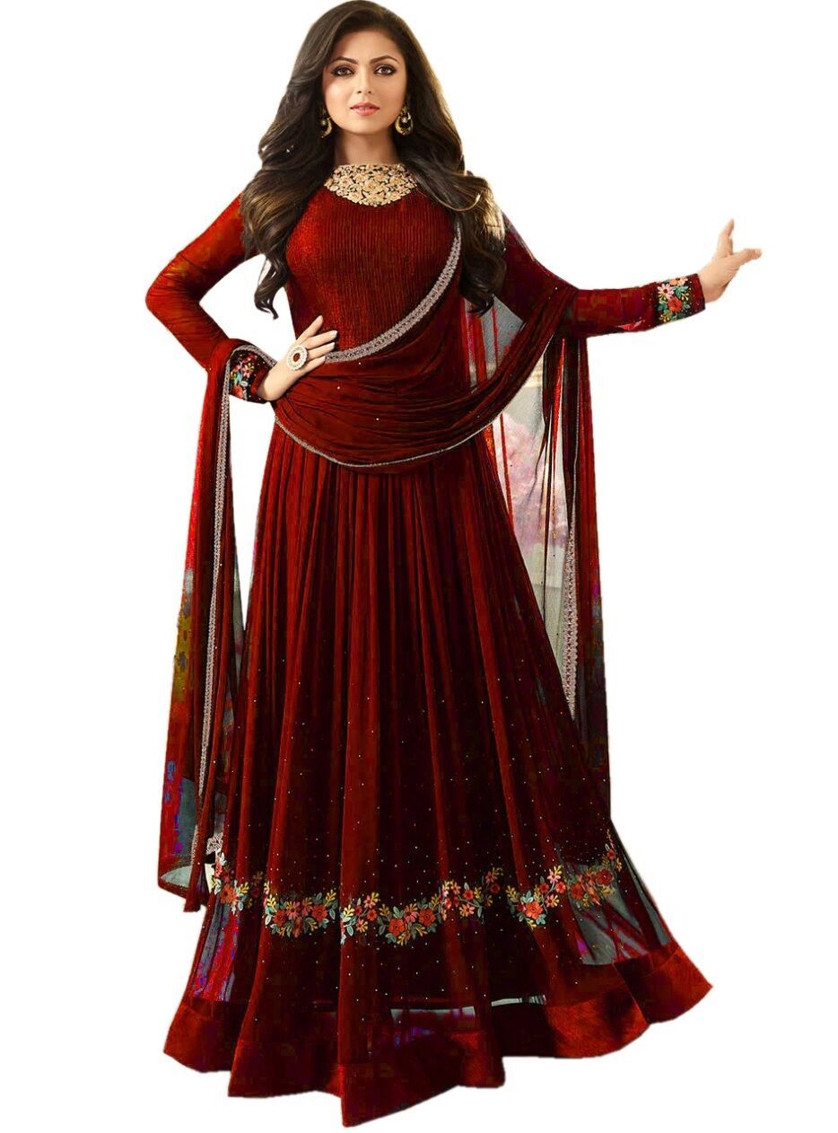 anarkali stitched suit