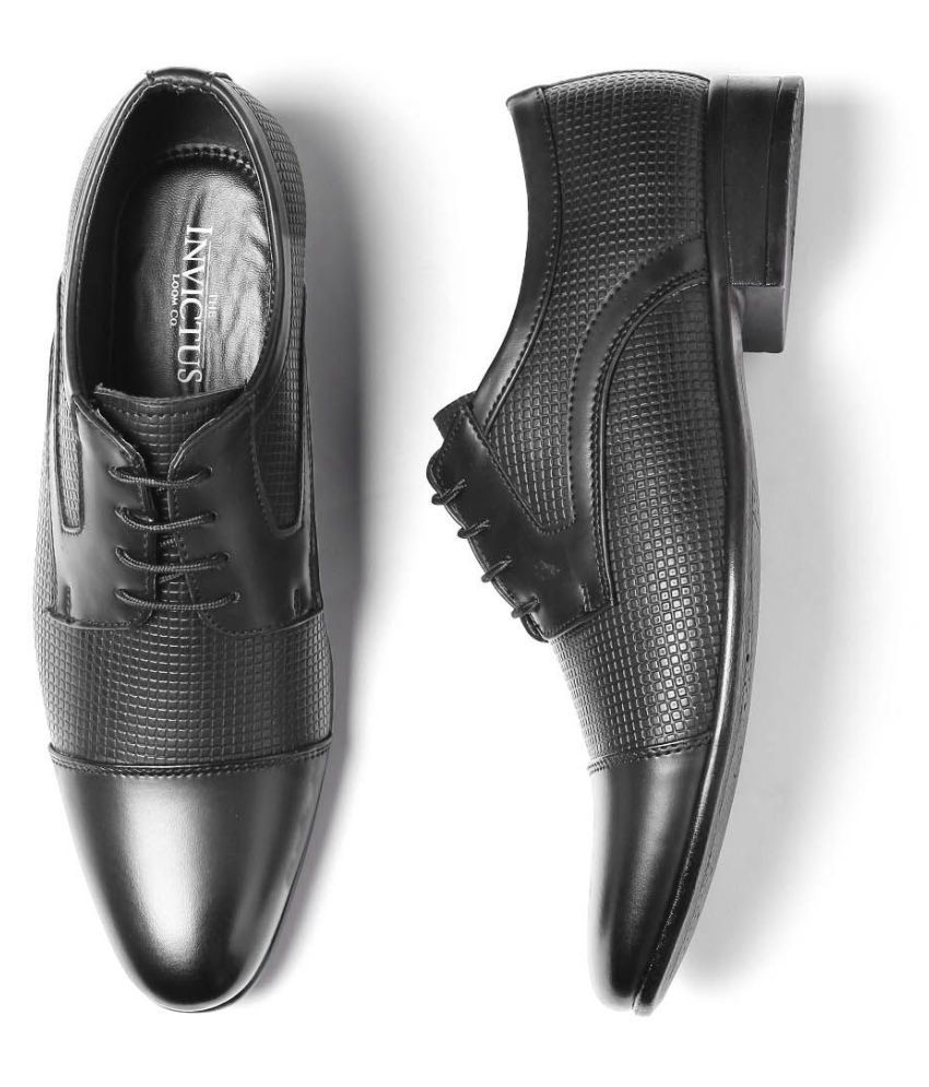 invictus black formal shoes