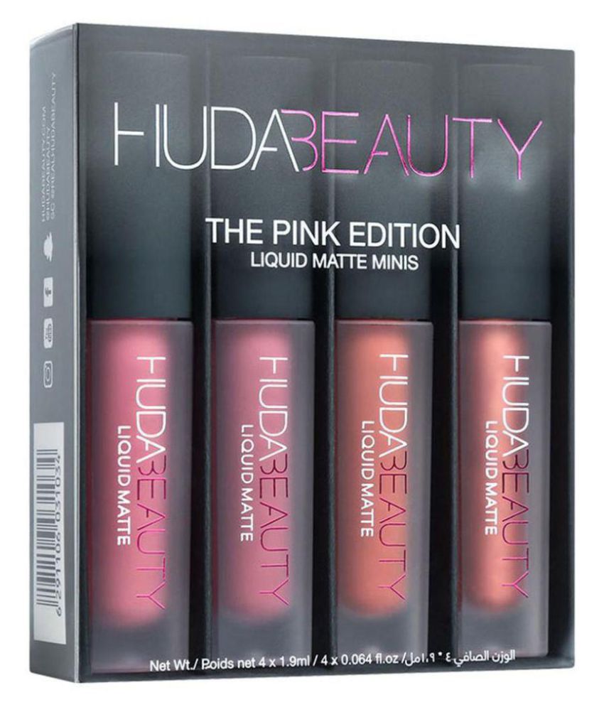 Huda Beauty Imported Pink Collections Liquid Lipstick Minis Pink 6171