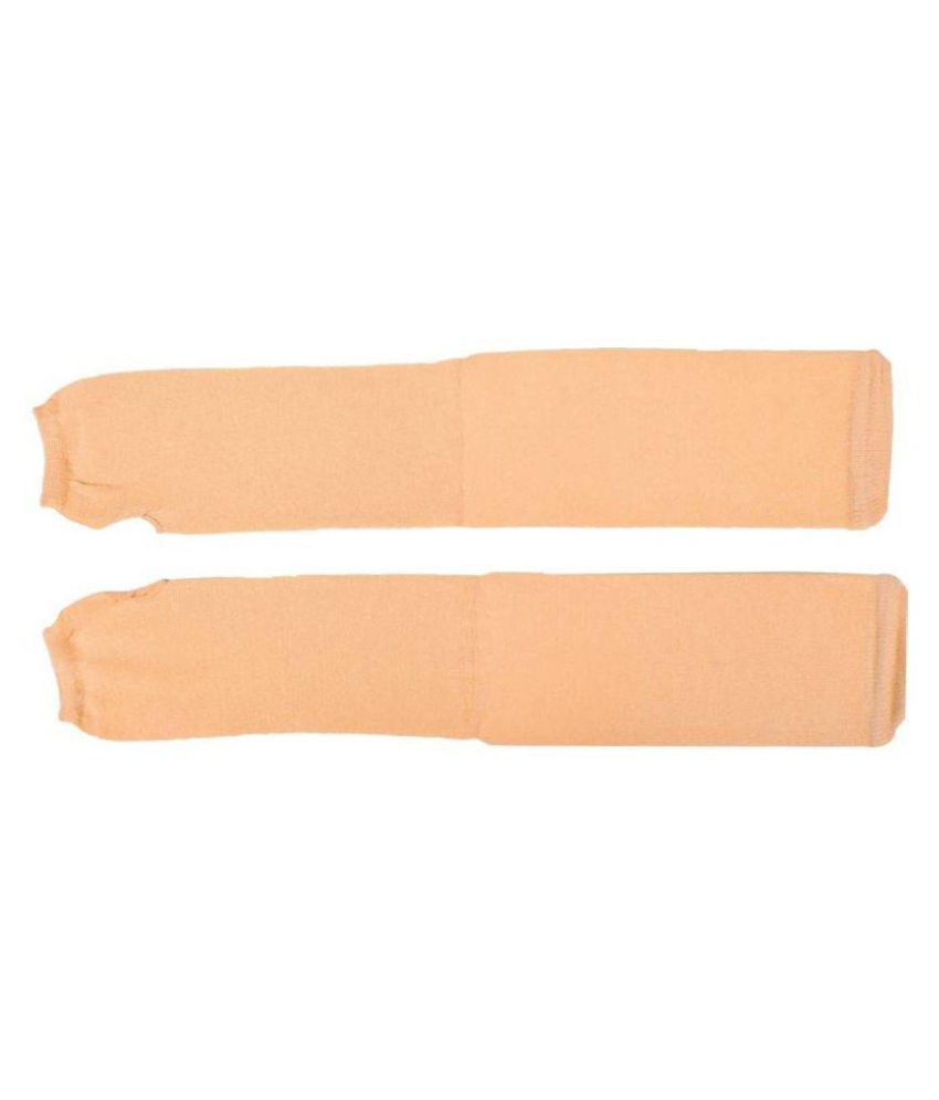     			Tahiro Beige Cotton Arm Sleeve - Pack Of 1