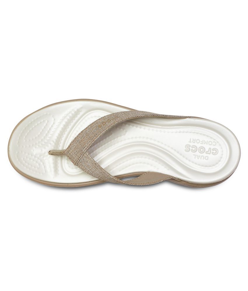 Crocs Beige Slippers Price in India- Buy Crocs Beige Slippers Online at ...