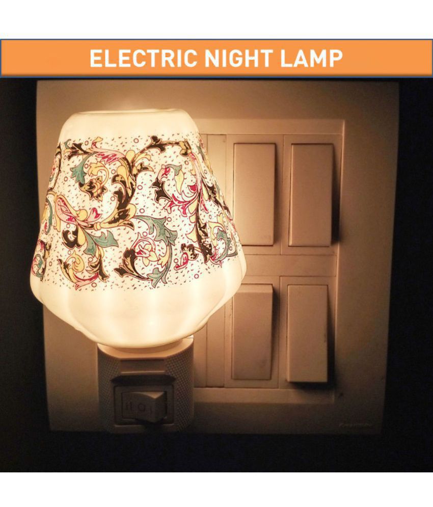     			Luxantra Ceramic Night Lamp Night Lamp Multi - Pack of 1
