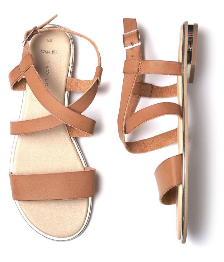 comfortable brown flats