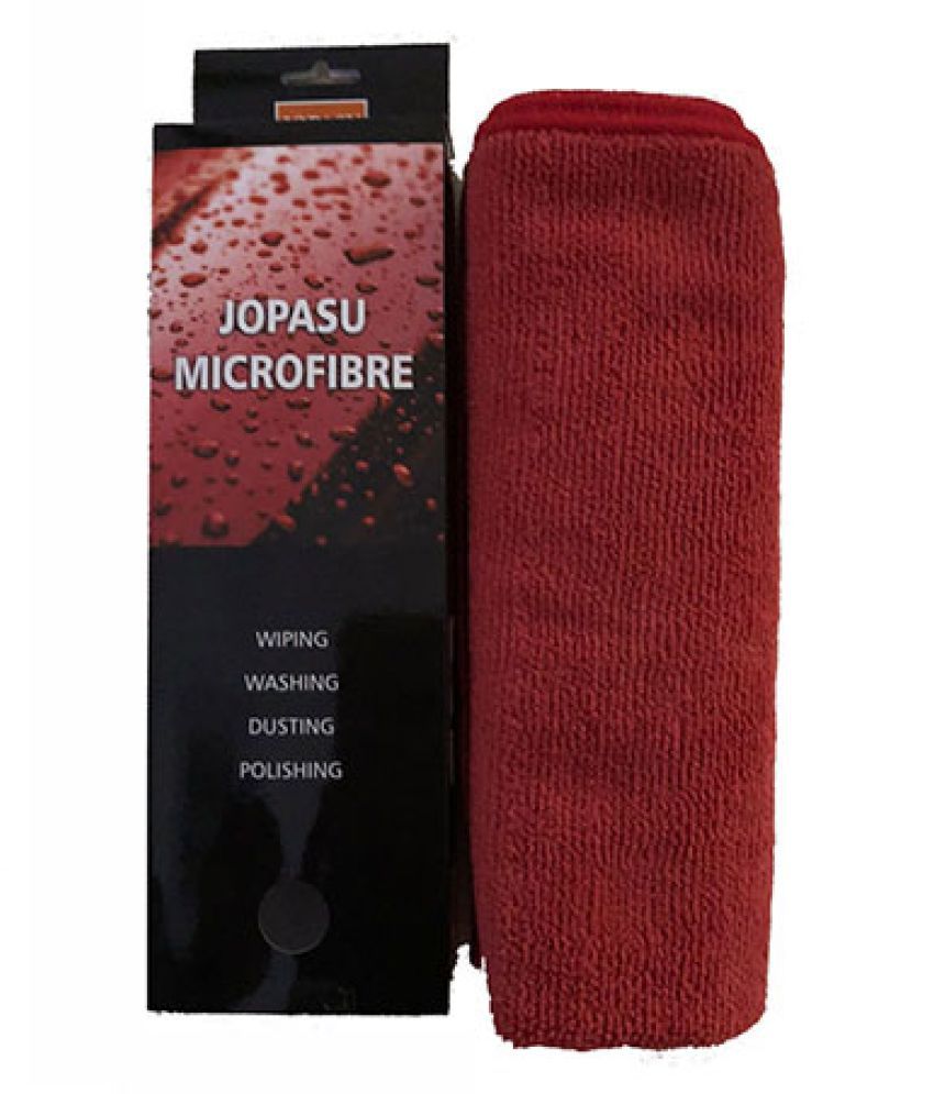 Jopasu Red Microfiber Cloth (320 GSM)