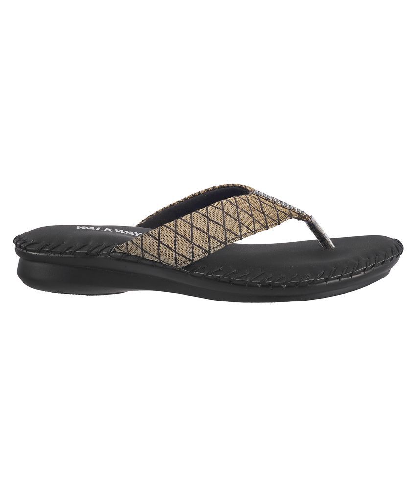 black walking flats