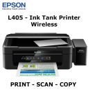 Epson L405 Multi Function (Print, Scan, Copy,Wifi) Wireless Ink Tank Printer