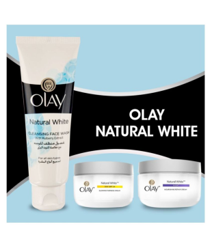 olay natural white cleansing face wash 100ml price
