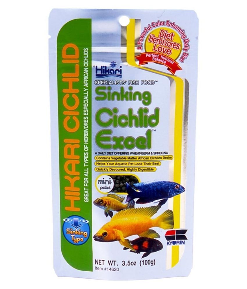 Hikari Sinking Cichlid Excel Mini Pellet 100g Aquarium Fish