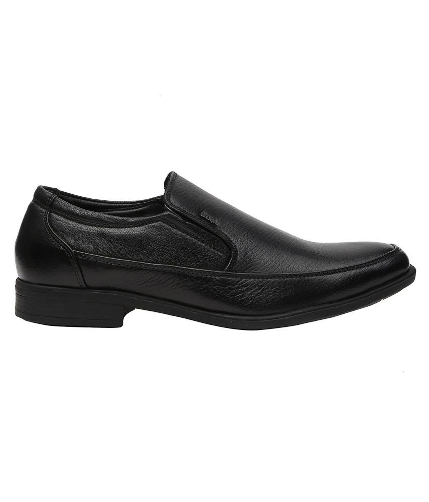 Lee Cooper Genuine Leather Black Formal Shoes Price in India- Buy Lee ...