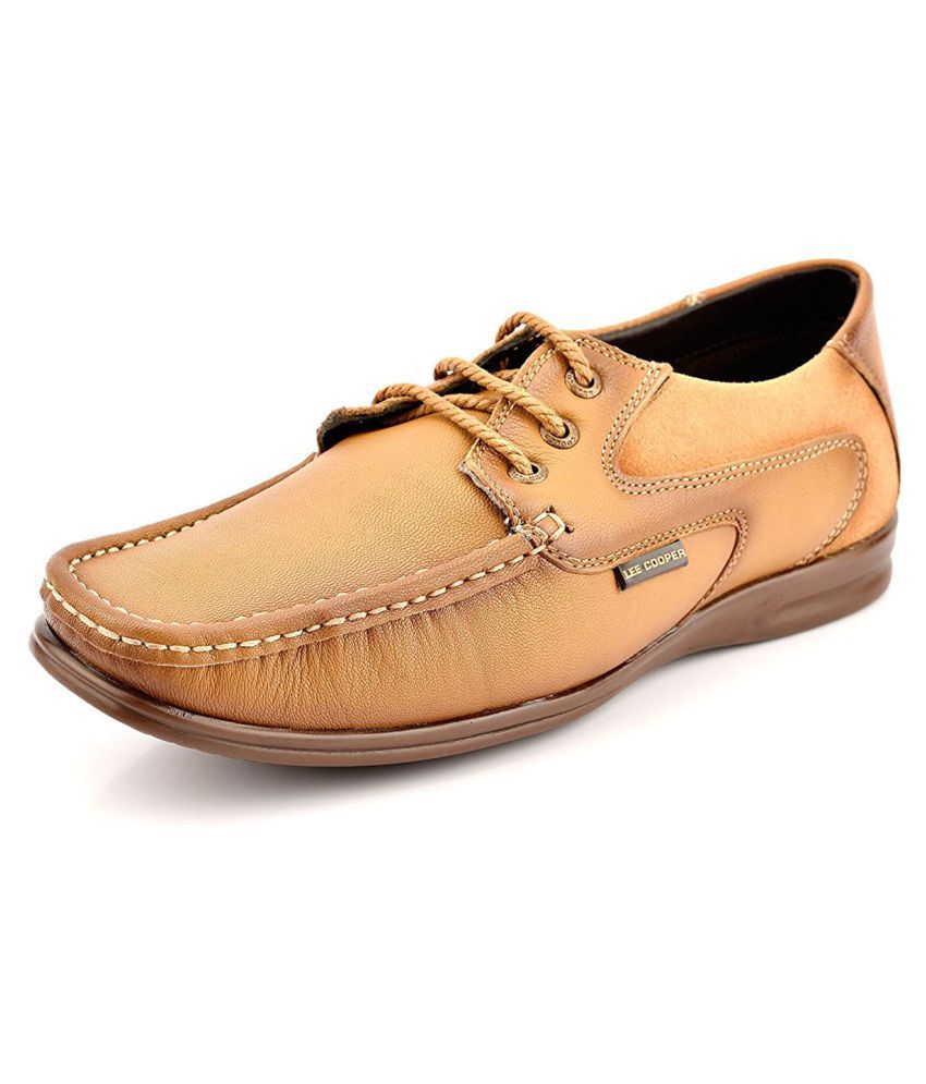 Lee Cooper LC2302 Tan Casual Shoes 