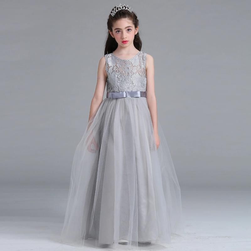 grey princess gown