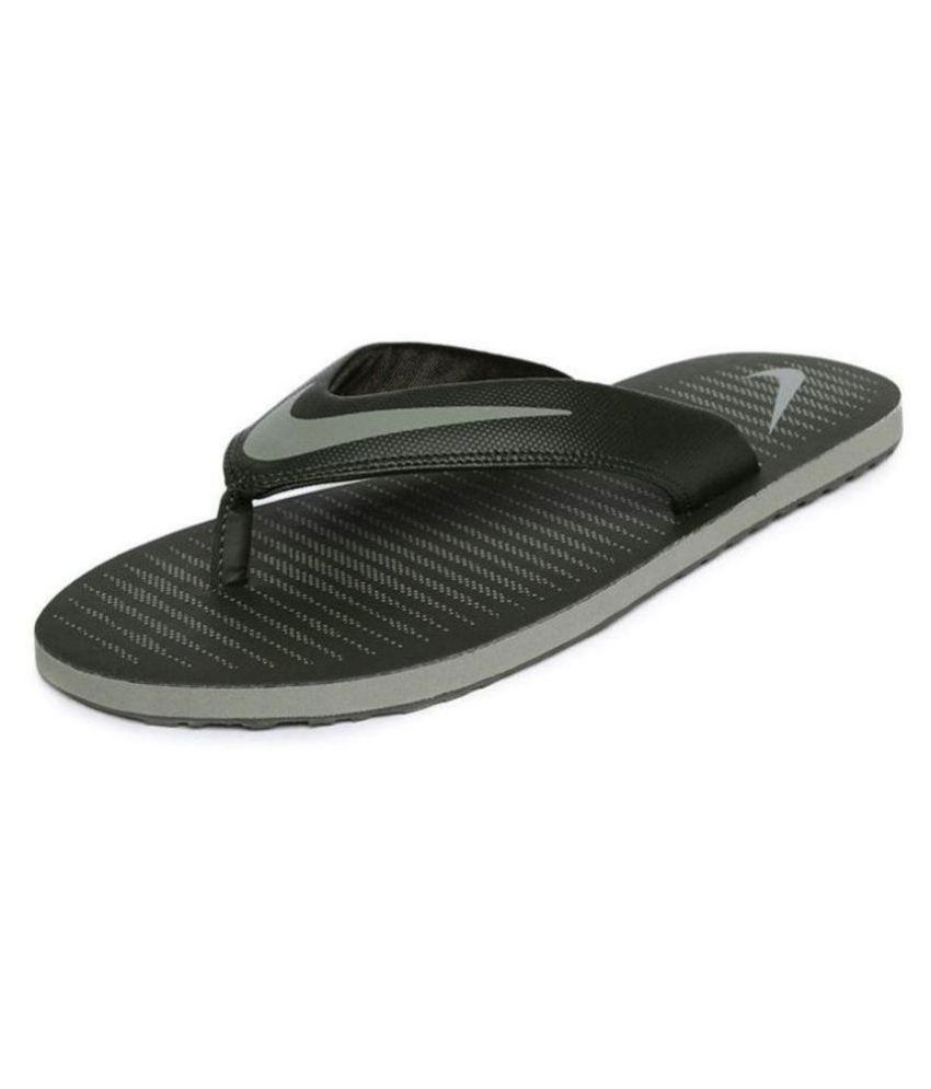 nike black thong flip flop