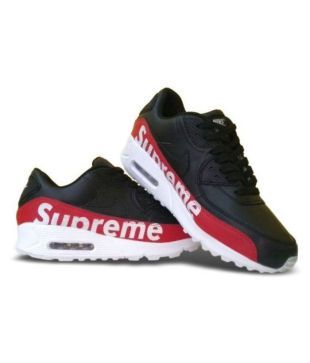 Nike air max 90 supreme Black Running Shoes - Buy Nike air max 90 supreme  Black Running Shoes Online at Best Prices in India on Snapdeal
