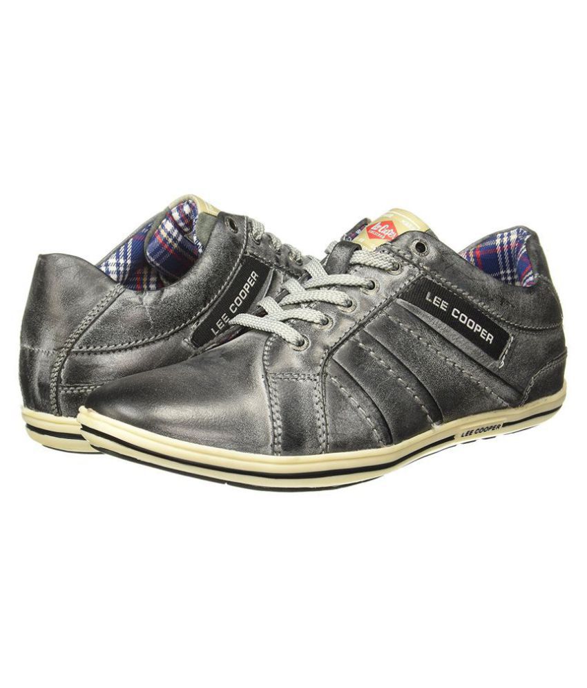 Lee Cooper LC9634 Gray Casual Shoes