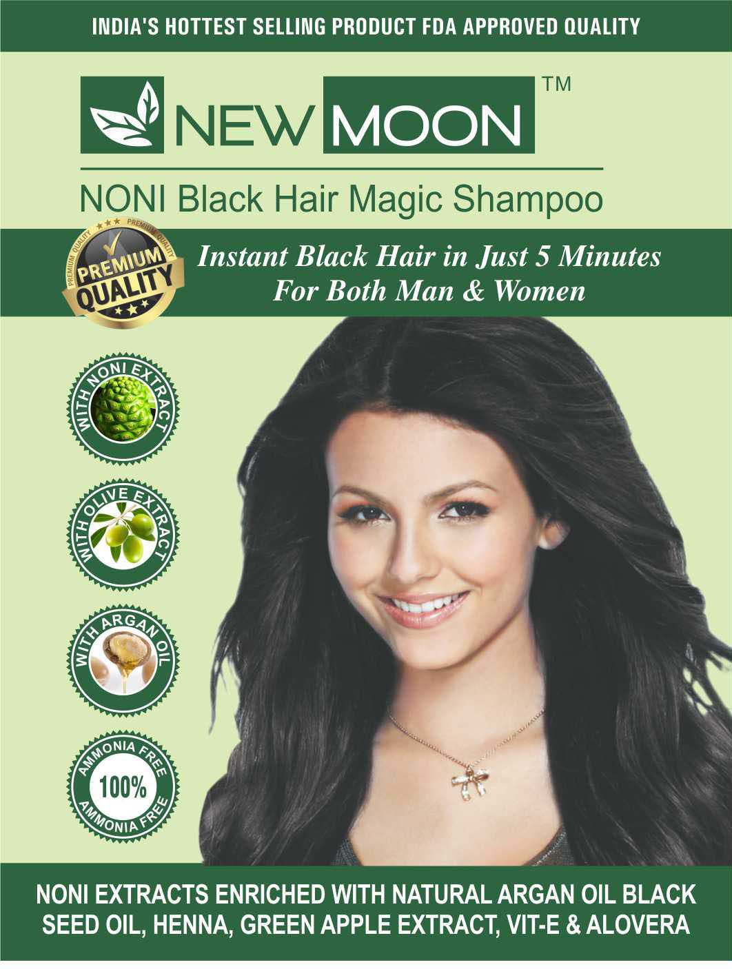 New Moon herbal hair dye Permanent Hair Color Black 30 ml Pack of 20: Buy  New Moon herbal hair dye Permanent Hair Color Black 30 ml Pack of 20 at Best  Prices in India - Snapdeal