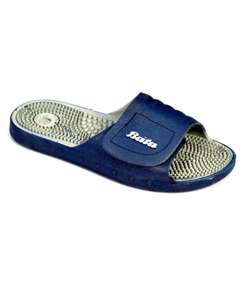 Bata Blue Slide Flip flop Price in 