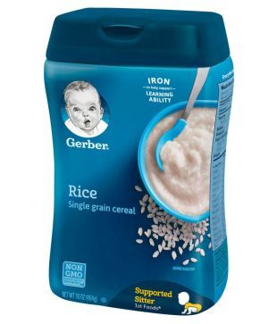 gerber baby food rice