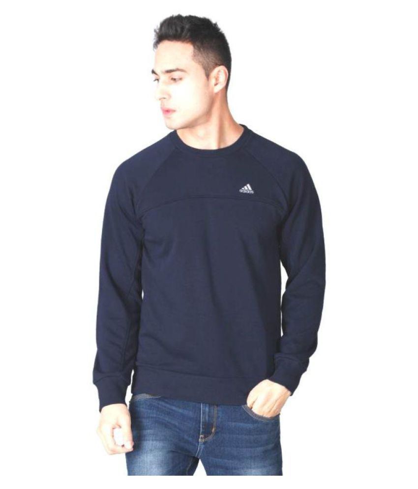 Adidas Navy Round Sweatshirt - Buy Adidas Navy Round Sweatshirt Online ...
