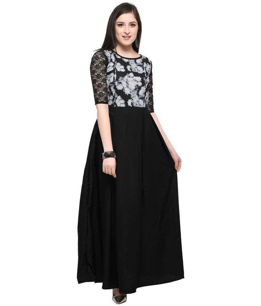 Fashion2wear Crepe Black Dresses Buy Fashion2wear Crepe