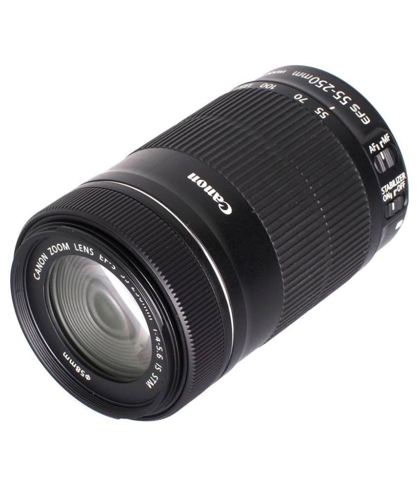 Canon 55250 STM Zoom Lens Price in India- Buy Canon 55250 ...