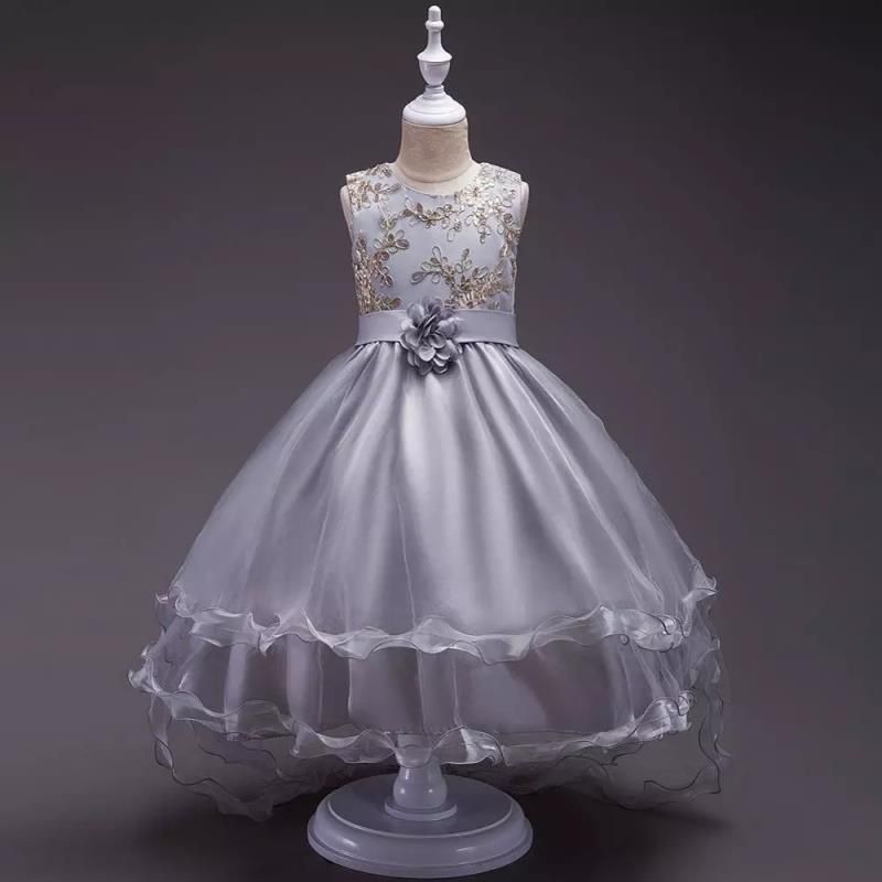 grey princess gown
