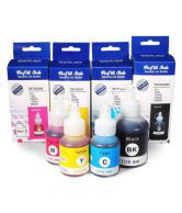 REFILL INK Multicolor Pack of 4 Refill Kit for compatible with Brother DCP-T300, DCP-T500W, DCP-T700W. DCP-T800W inkjet printers