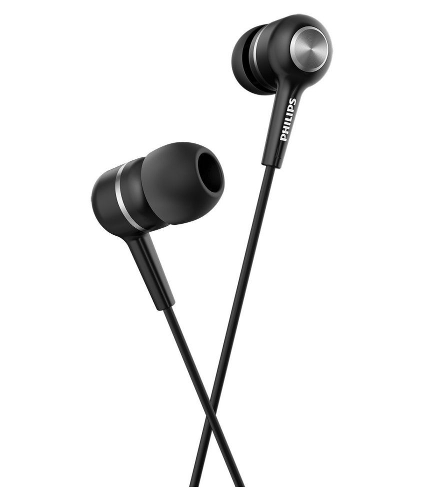 PHILIPS SHE1505BK/94 Rich Bass Wired Headset (Black, In the Ear) Buy