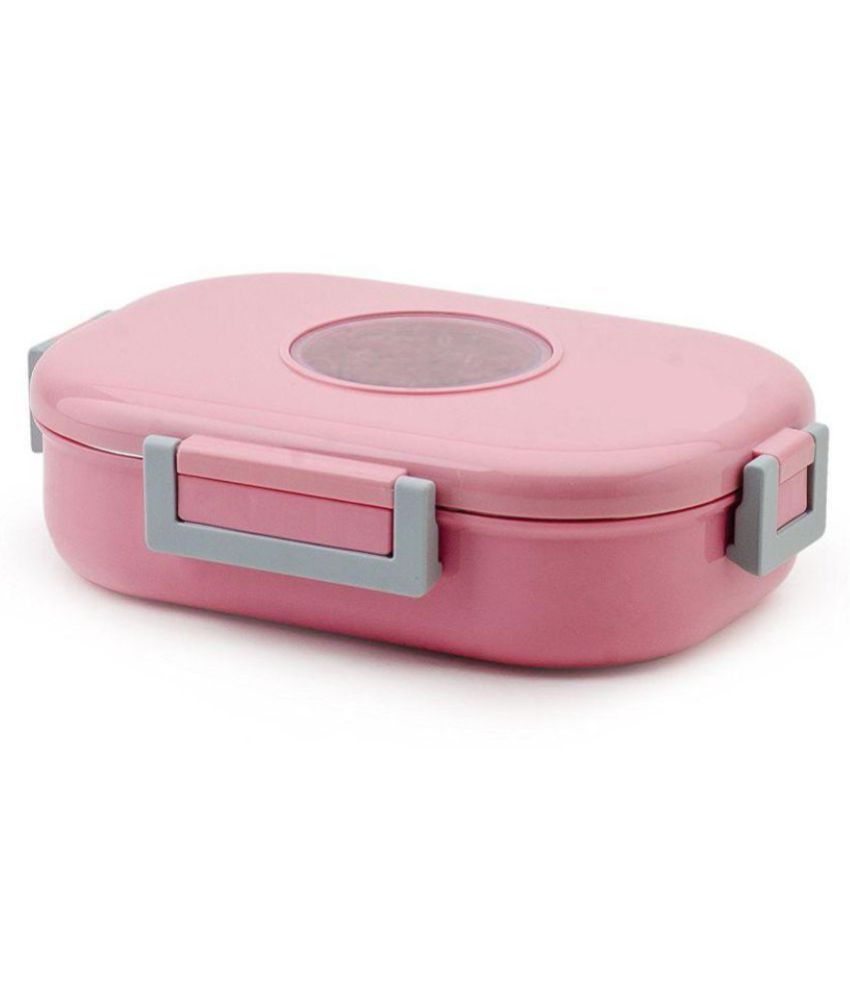 sayee Pink Stainless Steel Lunch Box: Buy Online at Best Price in India ...